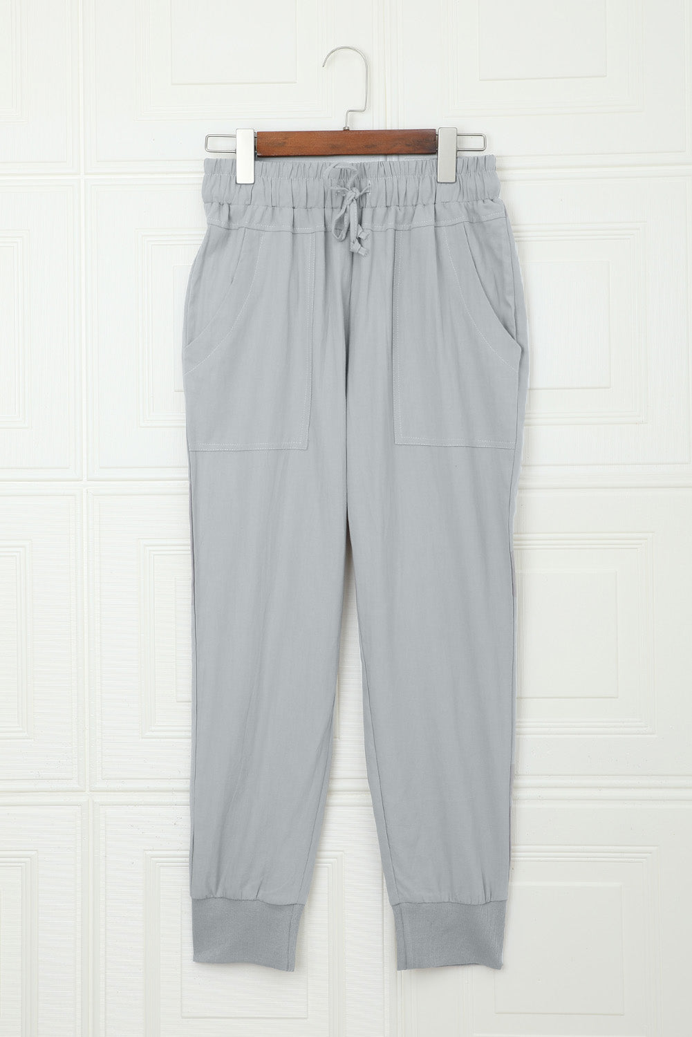 Gray Causal Pockets Pants