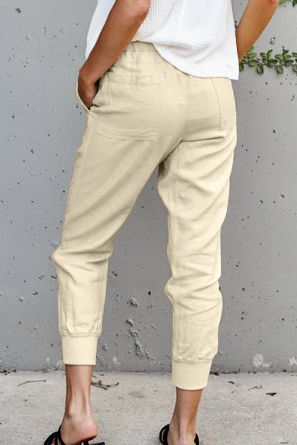 Gray Causal Pockets Pants